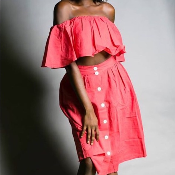 🌸Linen two piece set🌼 - Picture 2 of 3